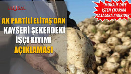 AK Partili Elitaş'dan Kayseri Şekerdeki işçi kıyımı açıklaması